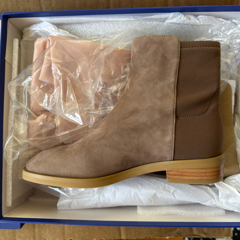 Stuart Weitzman Kye City Suede Booties